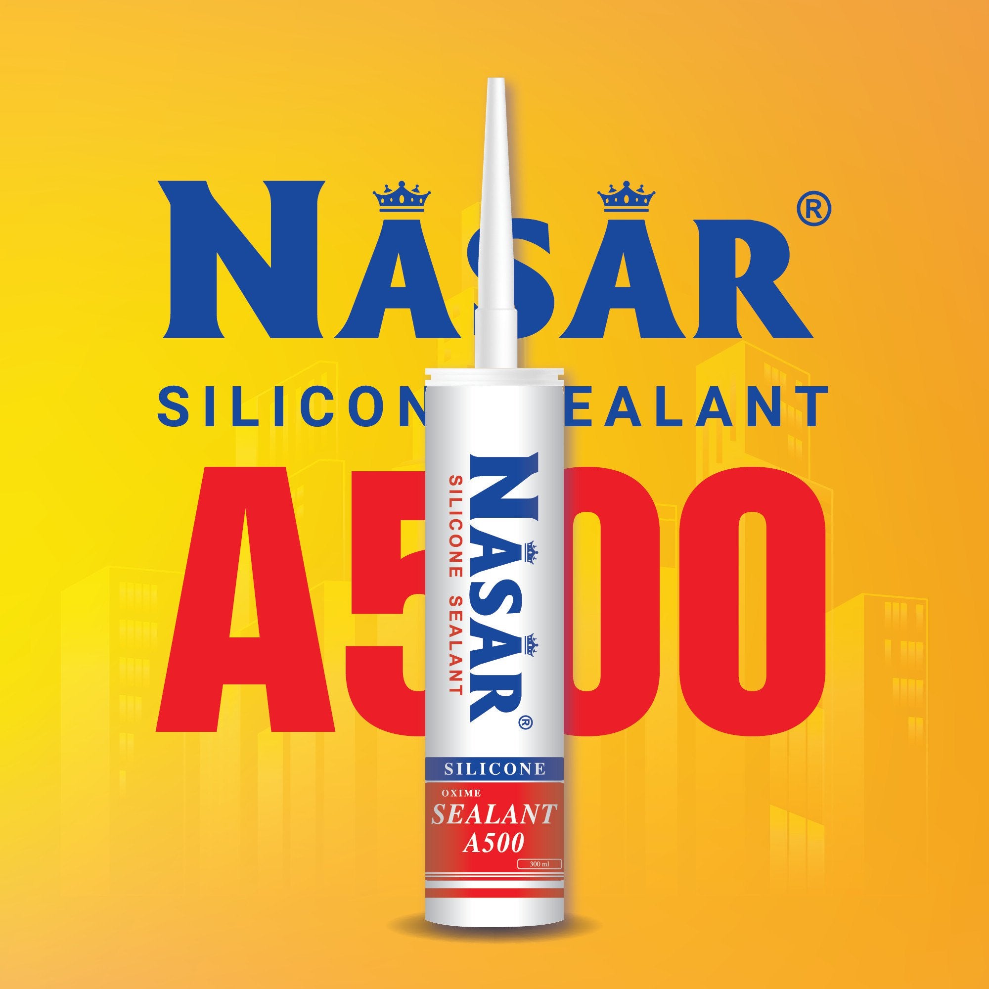 Keo Nasar Silicone A500 – 24 chai/thùng