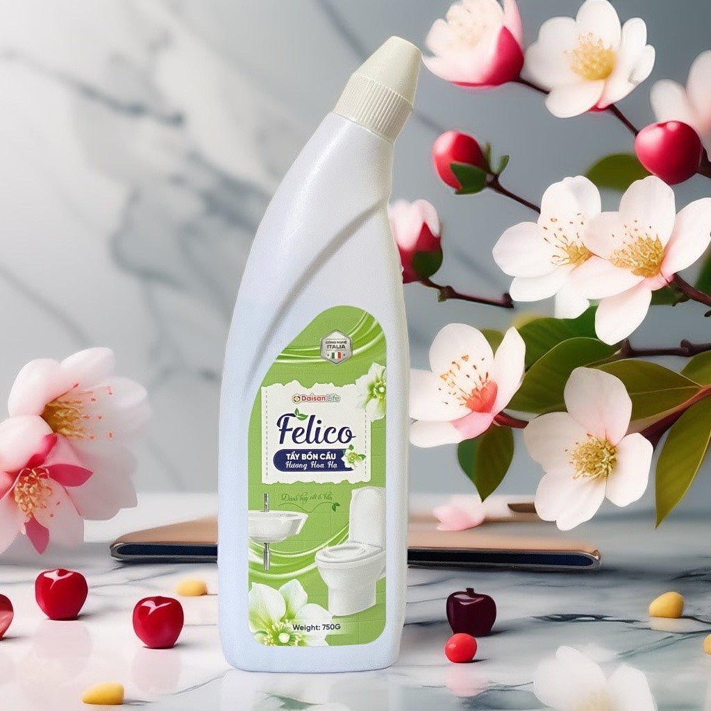 Nước tẩy bồn cầu Felico hương hoa hạ 750ml