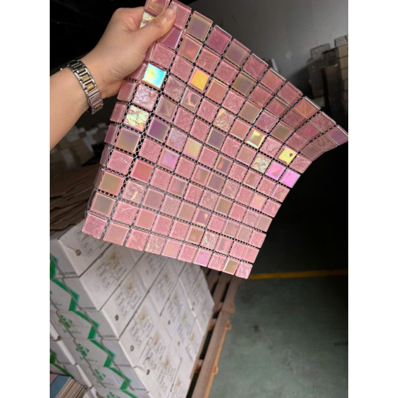 Gạch mosaic thủy tinh lấp lánh MH 7024