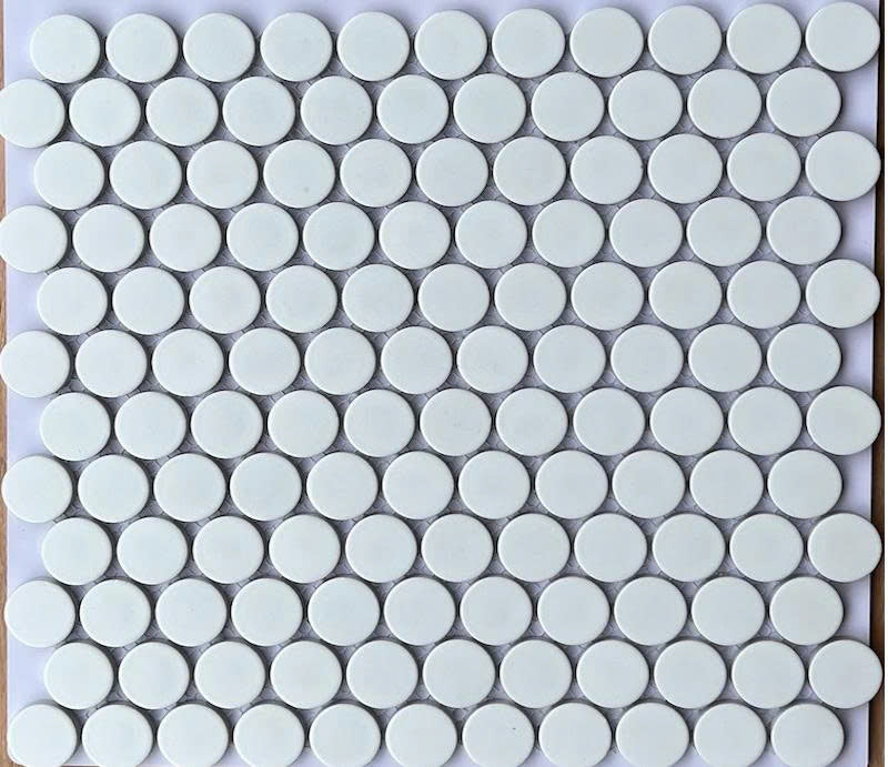 GẠCH MOSAIC CHẤM BI MÀU TRẮNG CB 269