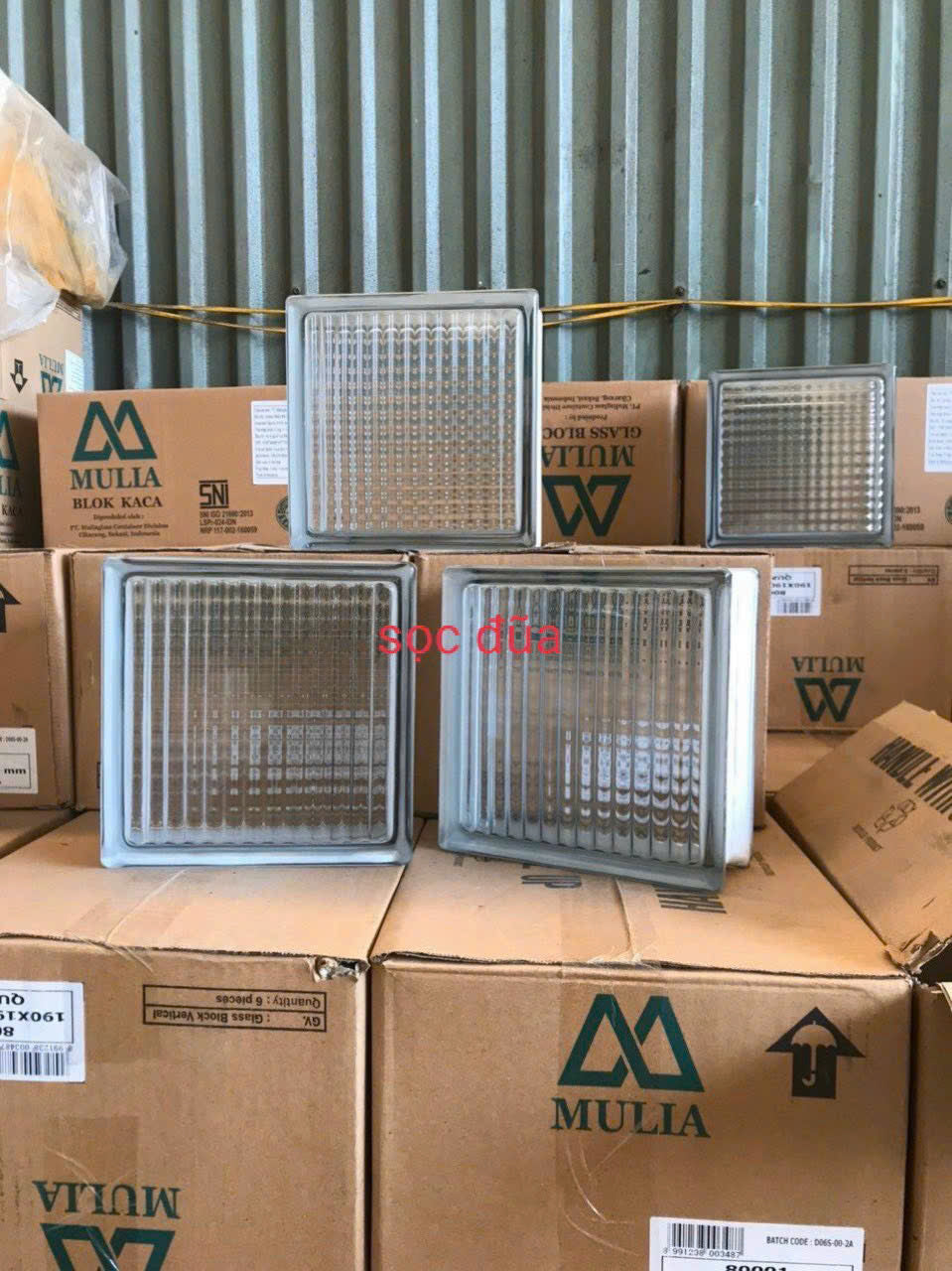 Gạch kính lấy sáng Mulia Quadra mã 80001