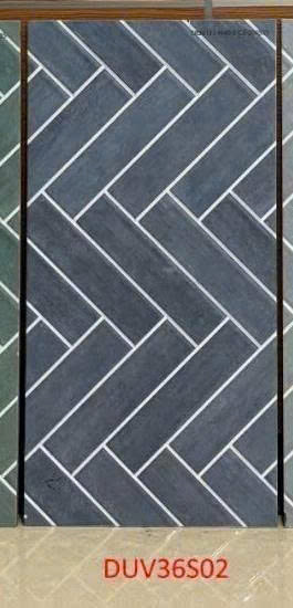 Gạch ốp tường giả thẻ bóng lượn KT 30x60cm mã DUV36S02