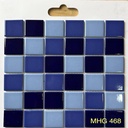 Gạch Mosaic gốm men trơn 48x48x6mm MHG 468